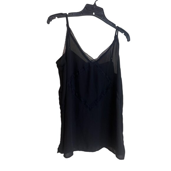 Promesa XL Black Lace Trim Camisole Top – Because Basic Is Boring - Picture 1 of 8